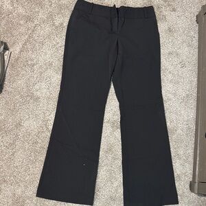 The Limited Black Pinstripe Dress Pants